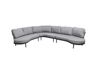 Lesli Living - Loungebank Durban - Antraciet - 172x108x67,5cm