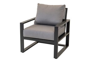 Lesli Living - Bistrostoel Tormenta - Grijs - 78x80x86cm