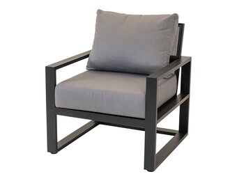 Lesli Living - Bistrostoel Tormenta - Grijs - 78x80x86cm