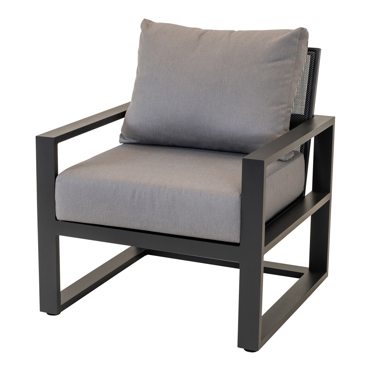 Lesli Living - Bistrostoel Tormenta - Grijs - 78x80x86cm