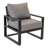 Lesli Living - Bistrostoel Tormenta - Grijs - 78x80x86cm