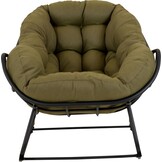 Lesli Living - Bistrostoel Cozy - Groen - 97x117x82cm