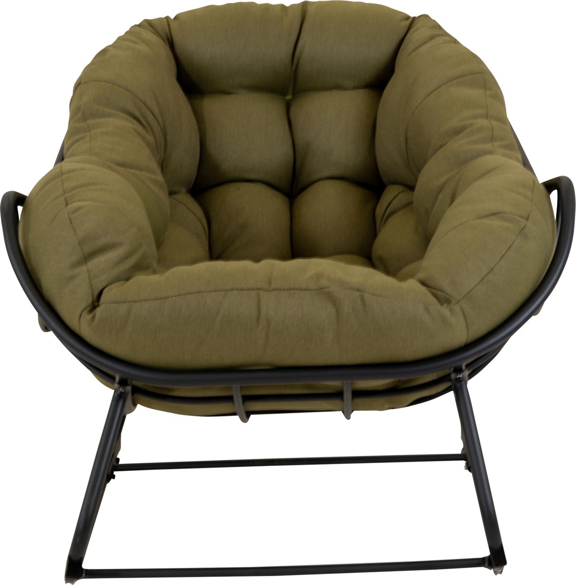 Lesli Living - Bistrostoel Cozy - Groen - 97x117x82cm