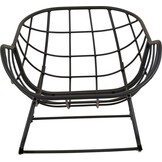 Lesli Living - Bistrostoel Cozy - Groen - 97x117x82cm