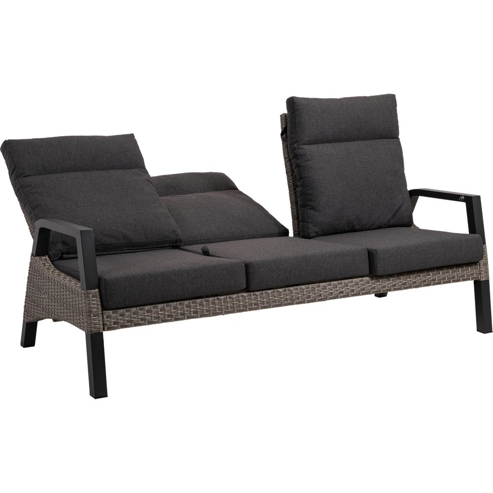 Lesli Living - Loveseat Treviso - Grijs - 194x83x94cm