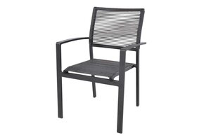 Lesli Living - Bistrostoel Vitolini - Grijs - 57x62x87cm