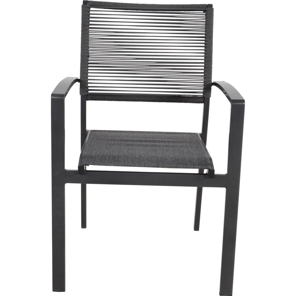 Lesli Living - Bistrostoel Vitolini - Grijs - 57x62x87cm