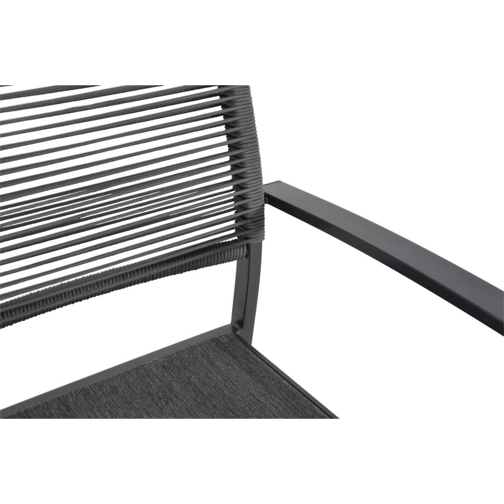 Lesli Living - Bistrostoel Vitolini - Grijs - 57x62x87cm