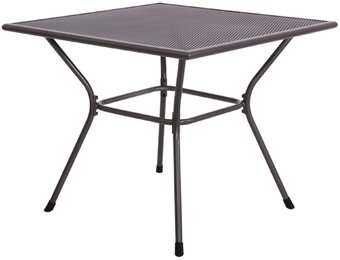 Lesli Living - Tuintafel Nordic - Grijs - 90x90x74,5cm