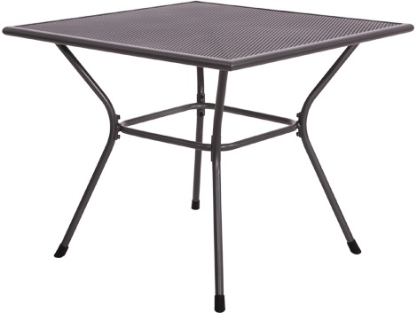 Lesli Living - Tuintafel Nordic - Grijs - 90x90x74,5cm