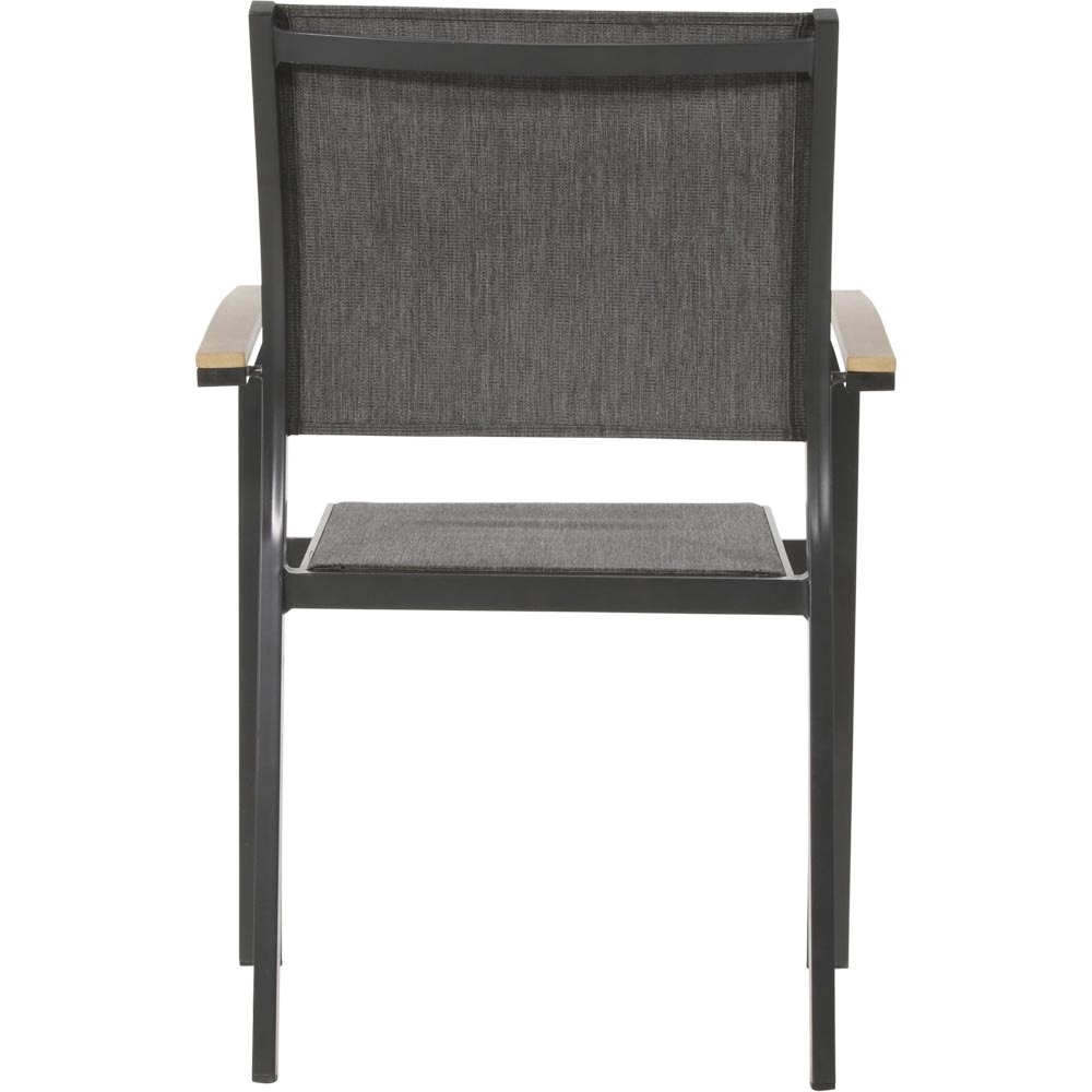 Lesli Living - Bistrostoel Arezzo - Zwart - 57x62x87cm