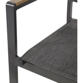 Lesli Living - Bistrostoel Arezzo - Zwart - 57x62x87cm