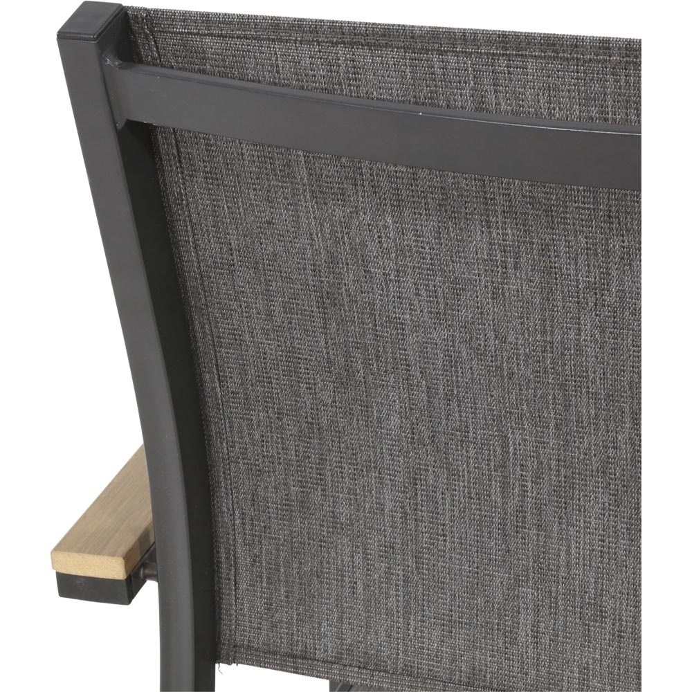 Lesli Living - Bistrostoel Arezzo - Zwart - 57x62x87cm