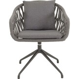 Lesli Living - Bistrostoel Aspetto - Grijs - 61x67x74,5cm