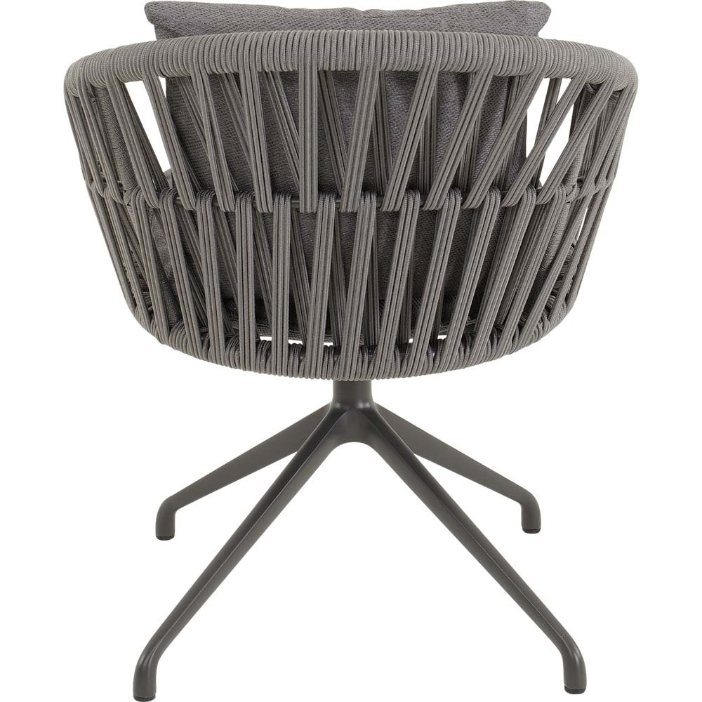 Lesli Living - Bistrostoel Aspetto - Grijs - 61x67x74,5cm