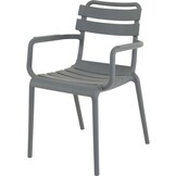 Lesli Living - Bistrostoel Torvi - Grijs - 54x56x81cm