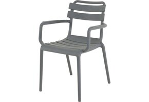 Lesli Living - Bistrostoel Torvi - Grijs - 54x56x81cm