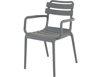 Lesli Living - Bistrostoel Torvi - Grijs - 54x56x81cm