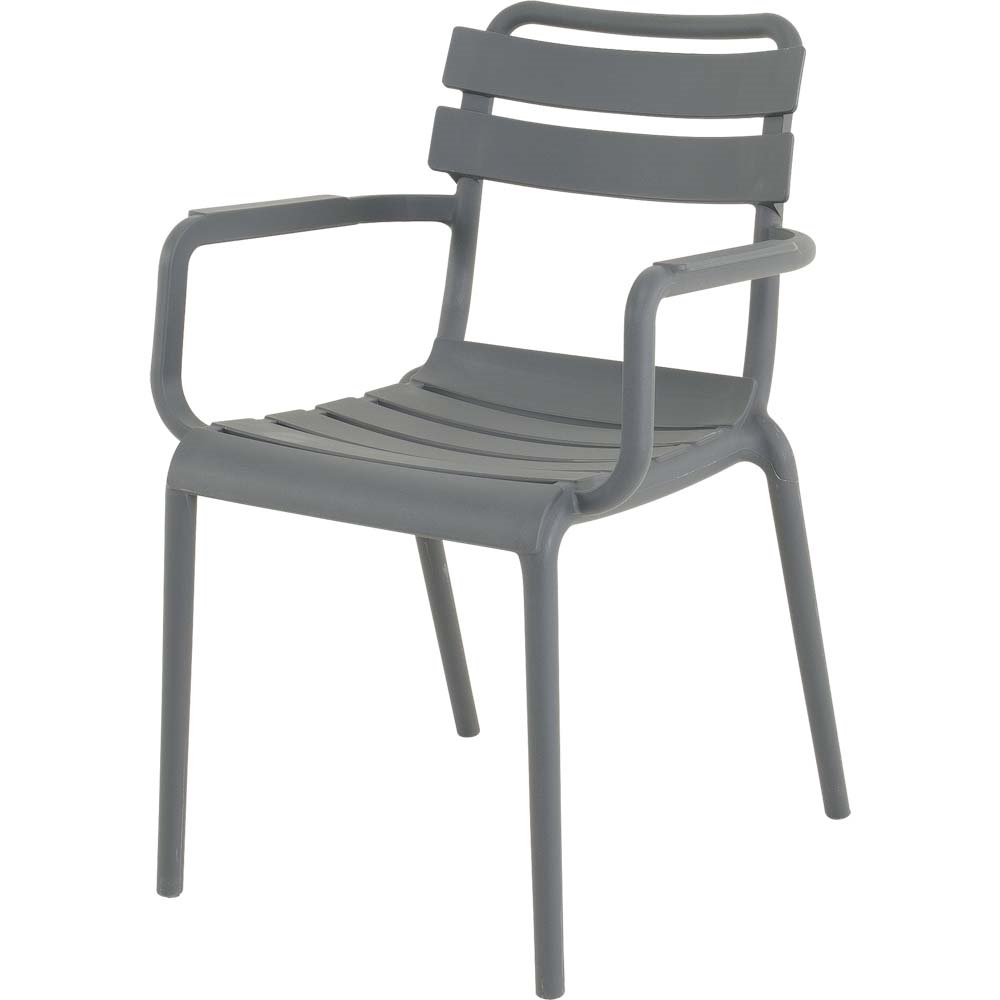 Lesli Living - Bistrostoel Torvi - Grijs - 54x56x81cm