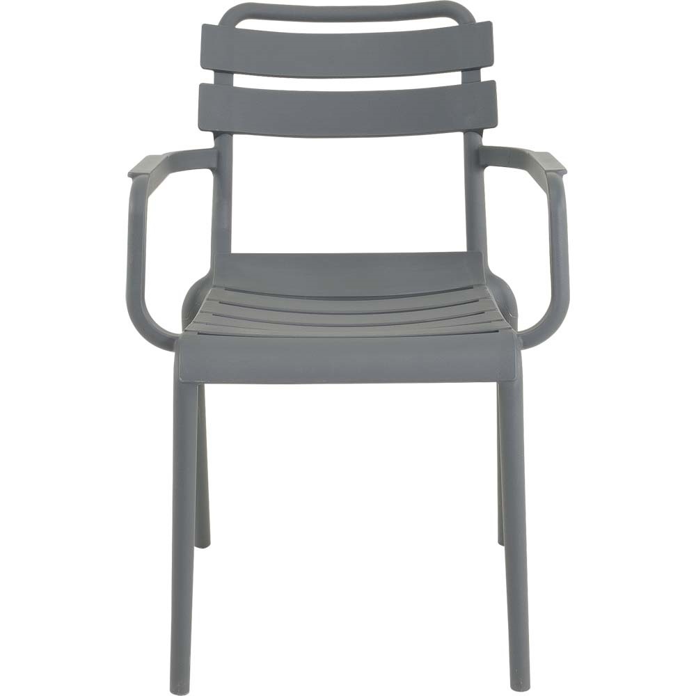 Lesli Living - Bistrostoel Torvi - Grijs - 54x56x81cm