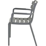 Lesli Living - Bistrostoel Torvi - Grijs - 54x56x81cm