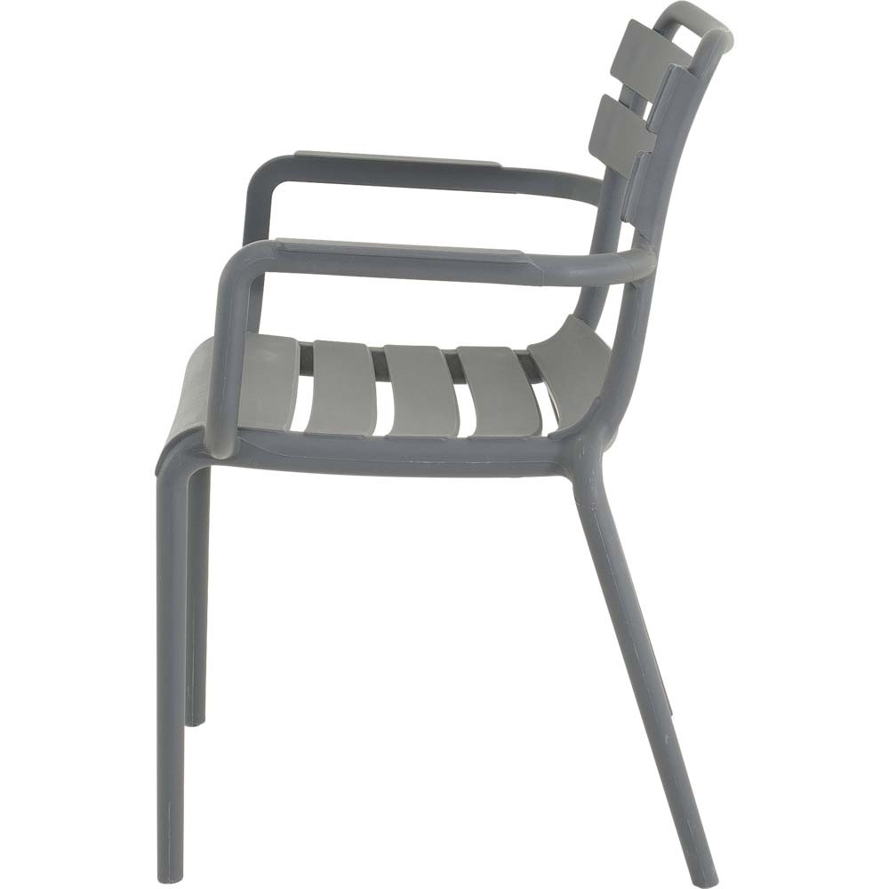 Lesli Living - Bistrostoel Torvi - Grijs - 54x56x81cm