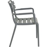 Lesli Living - Bistrostoel Torvi - Grijs - 54x56x81cm