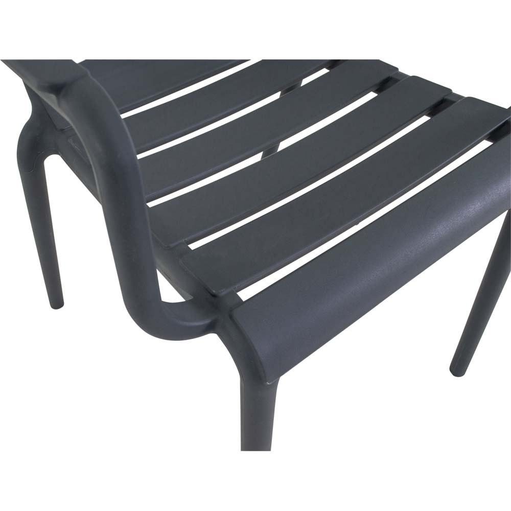 Lesli Living - Bistrostoel Torvi - Grijs - 54x56x81cm