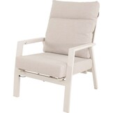 Lesli Living - Bistrostoel Ohio - Beige - 72x81x98cm - Set van 2
