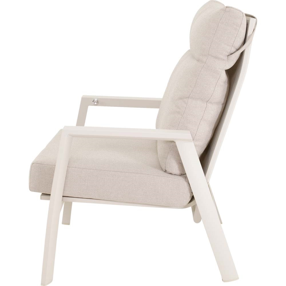 Lesli Living - Bistrostoel Ohio - Beige - 72x81x98cm - Set van 2