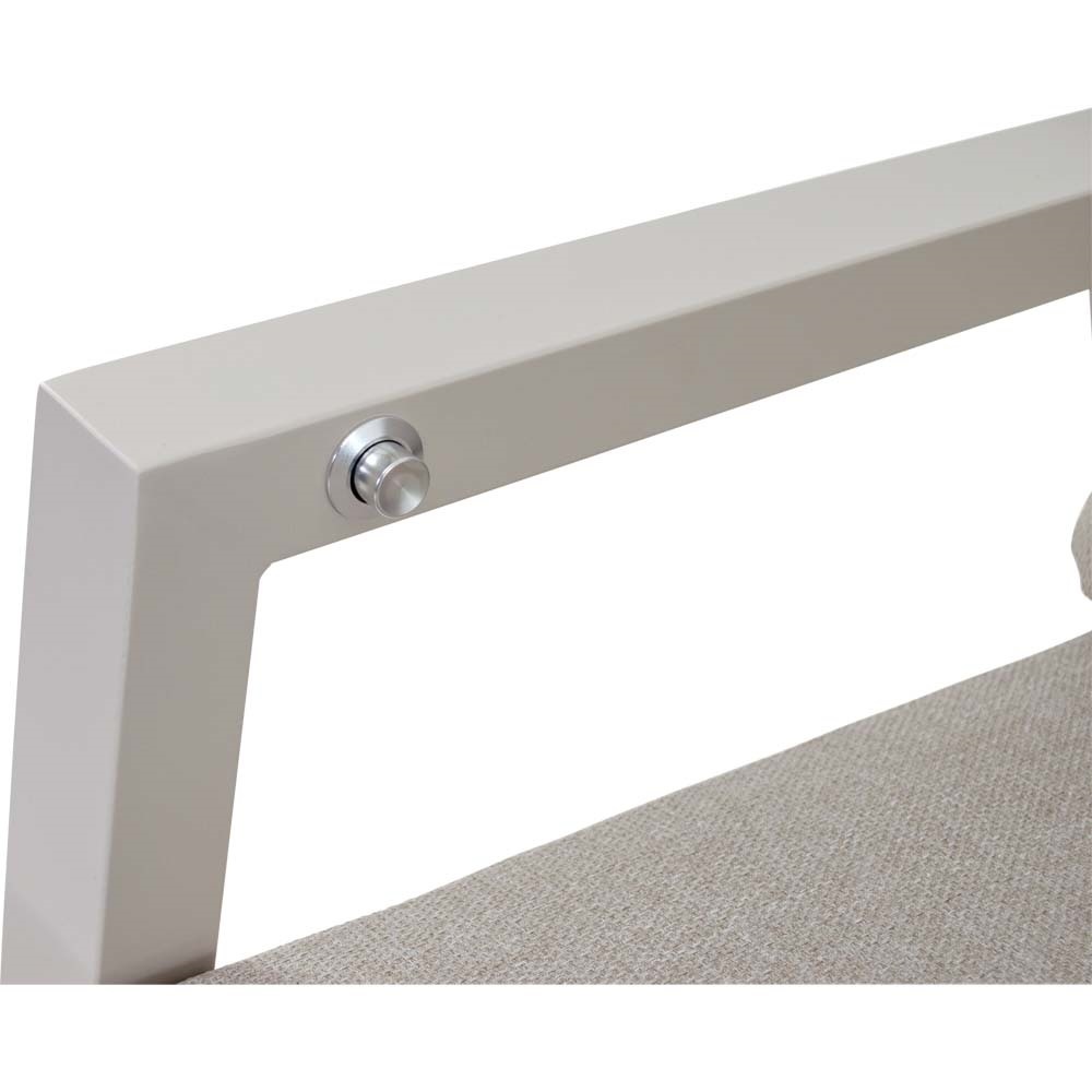 Lesli Living - Bistrostoel Ohio - Beige - 72x81x98cm - Set van 2