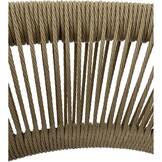 Lesli Living - Bistrostoel Terrasa - Antraciet - 56x55x74,5cm