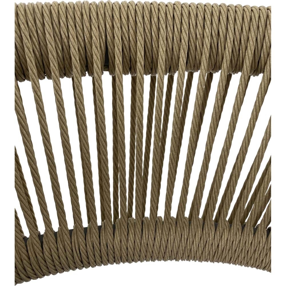 Lesli Living - Bistrostoel Terrasa - Antraciet - 56x55x74,5cm