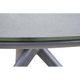 Lesli Living - Tuintafel Mojito - Antraciet - Ø120x74cm