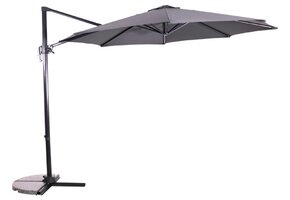 Lesli Living - Push-up parasol Libra - Grijs - Ø300cm
