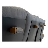 Lesli Living - Loungebank Barbados - Grijs - 245x71x70cm