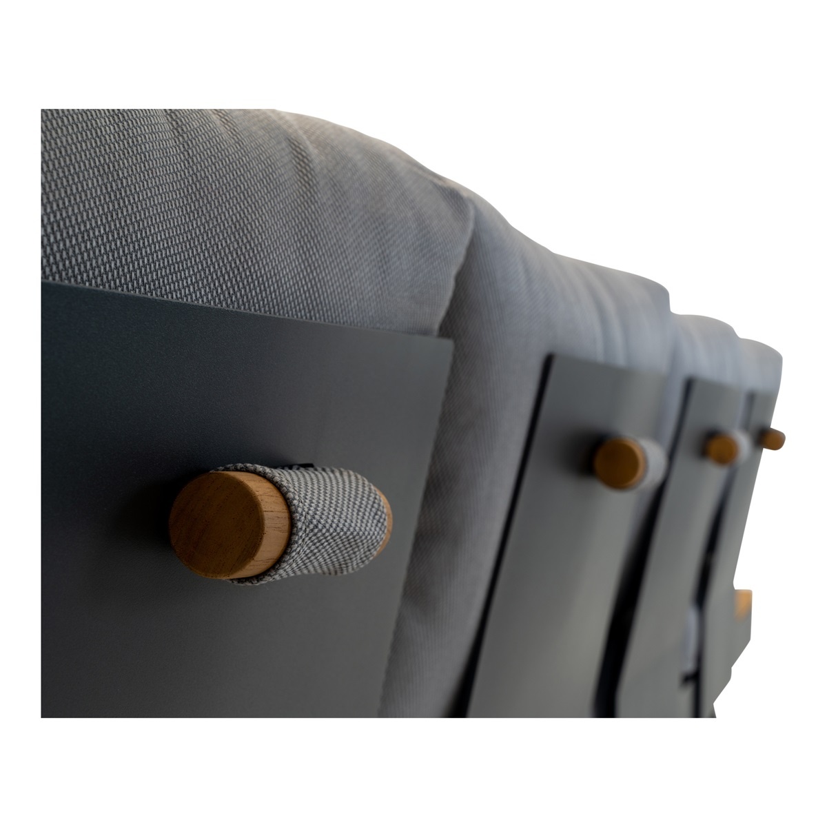 Lesli Living - Loungebank Barbados - Grijs - 245x71x70cm