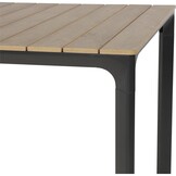 Lesli Living - Tuintafel Arezzo - Zwart - 200x90x74cm