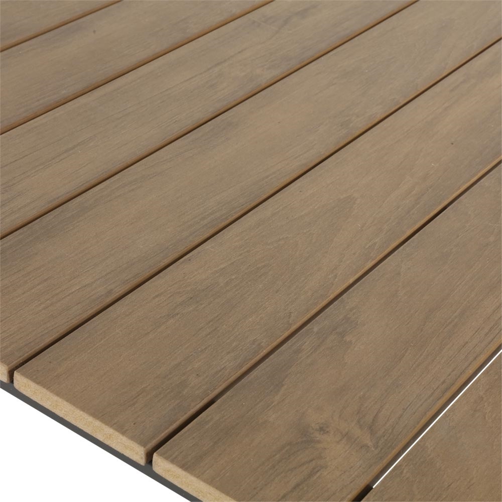 Lesli Living - Tuintafel Arezzo - Zwart - 200x90x74cm