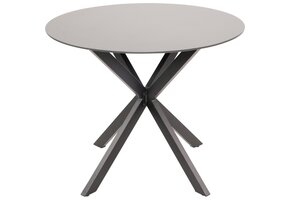 Lesli Living - Tuintafel Crest - Zwart - Ø90x73cm