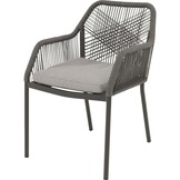 Lesli Living - Bistrostoel Akita - Grijs - 56x62x81cm