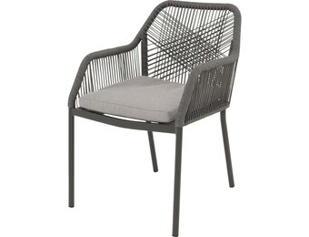 Lesli Living - Bistrostoel Akita - Grijs - 56x62x81cm