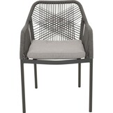 Lesli Living - Bistrostoel Akita - Grijs - 56x62x81cm