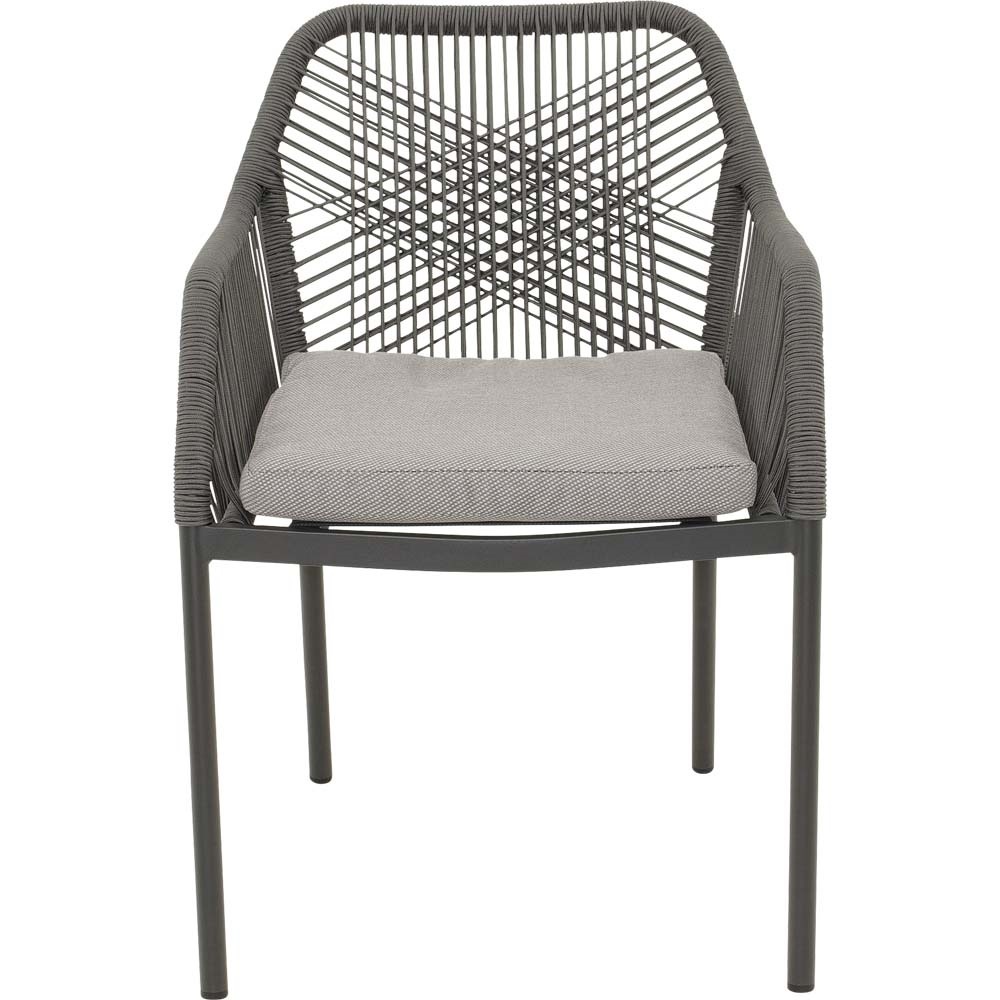 Lesli Living - Bistrostoel Akita - Grijs - 56x62x81cm