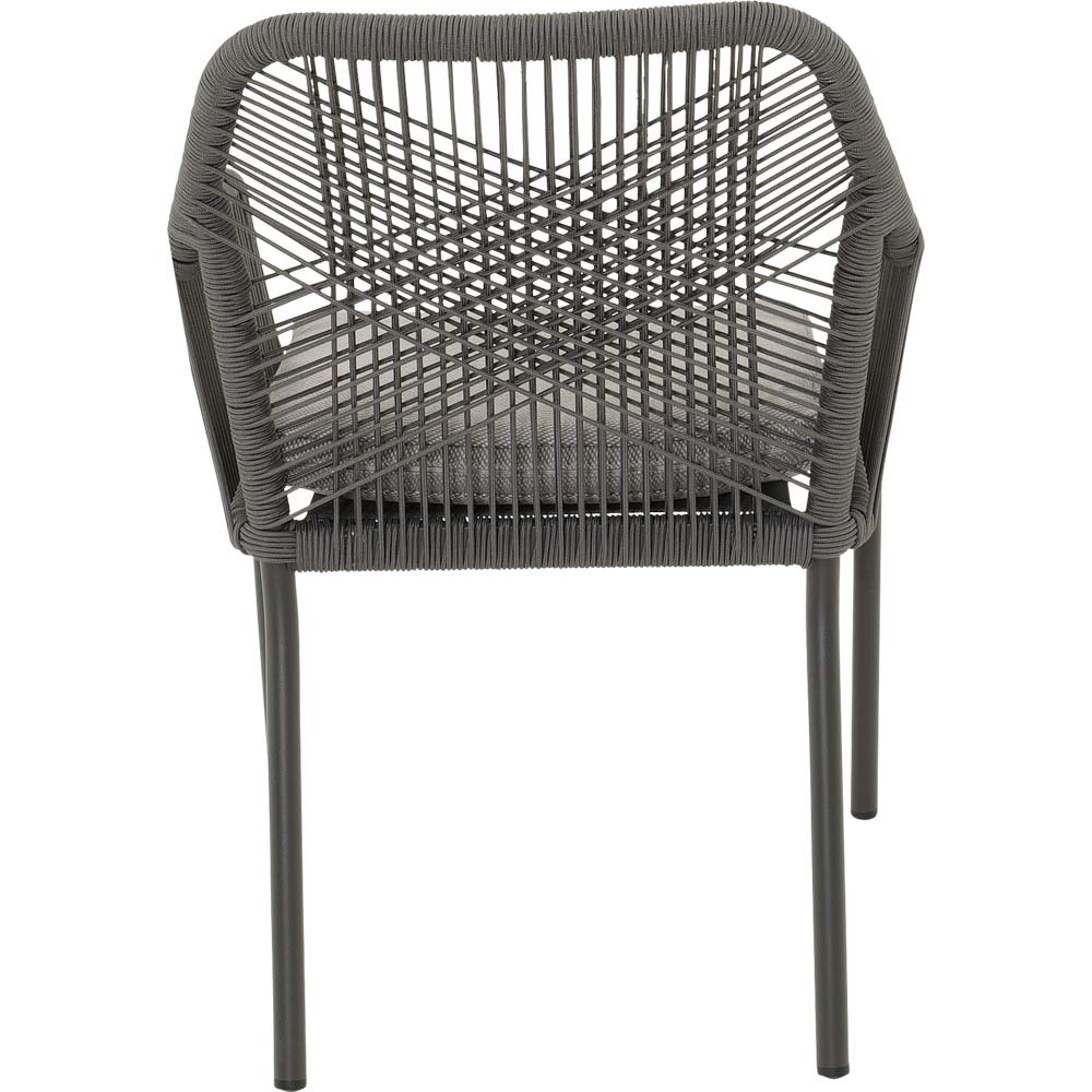 Lesli Living - Bistrostoel Akita - Grijs - 56x62x81cm