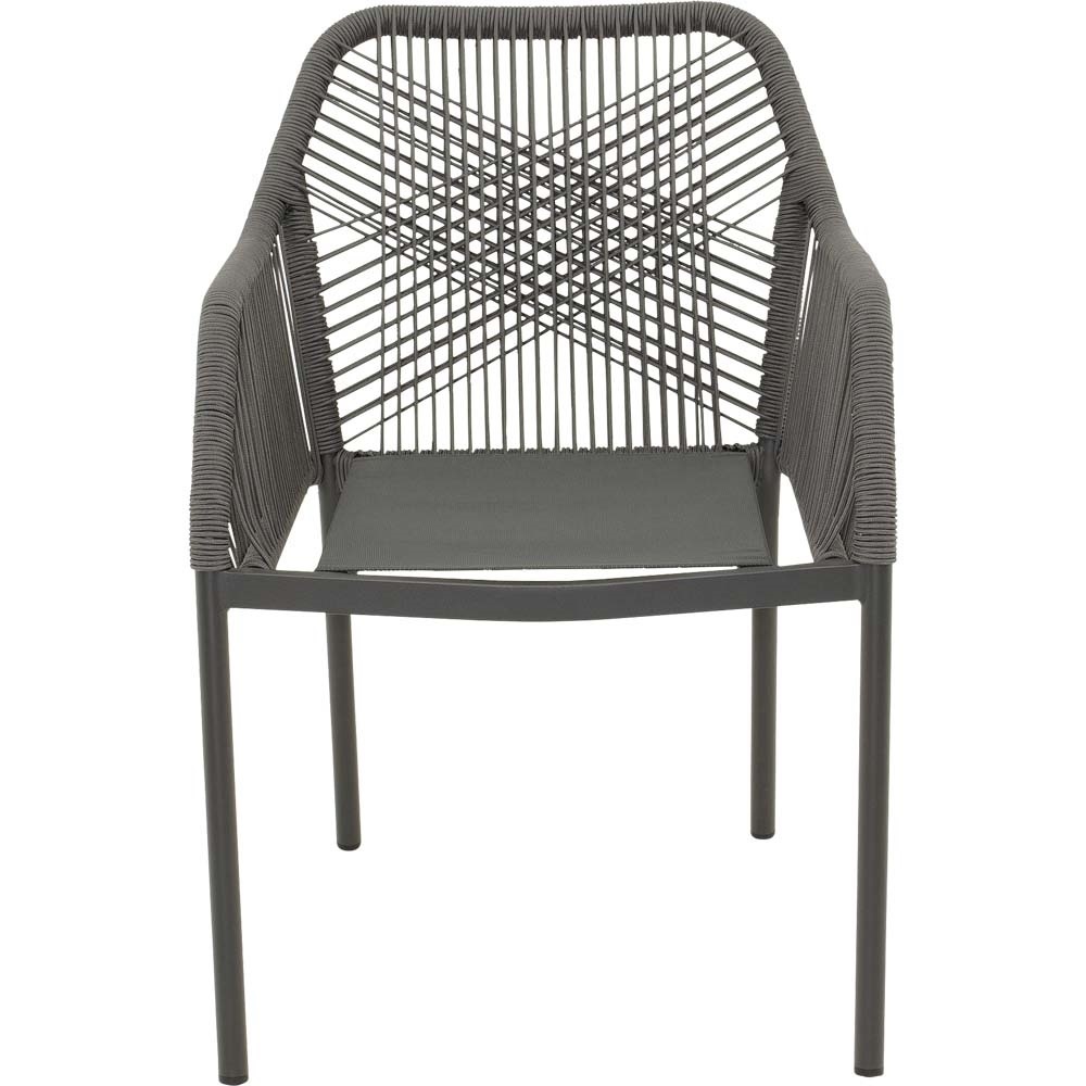 Lesli Living - Bistrostoel Akita - Grijs - 56x62x81cm