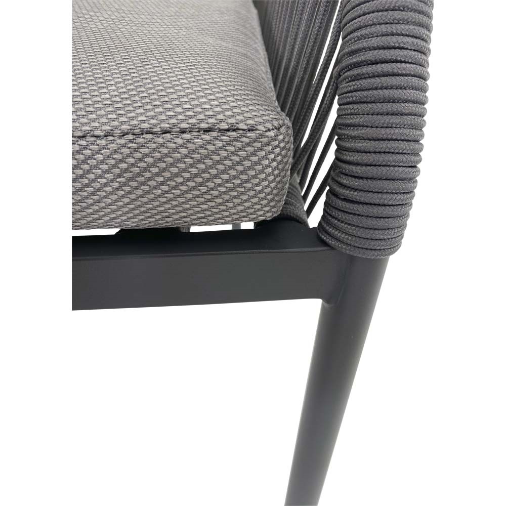 Lesli Living - Bistrostoel Akita - Grijs - 56x62x81cm