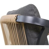 Lesli Living - Bistrostoel Rimini - Zwart - 58x60x75cm