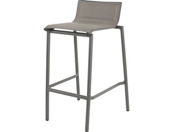 Lesli Living - Bistrostoel Milazzo - Antraciet - 52x54x89cm