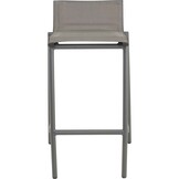 Lesli Living - Bistrostoel Milazzo - Antraciet - 52x54x89cm - Set van 4